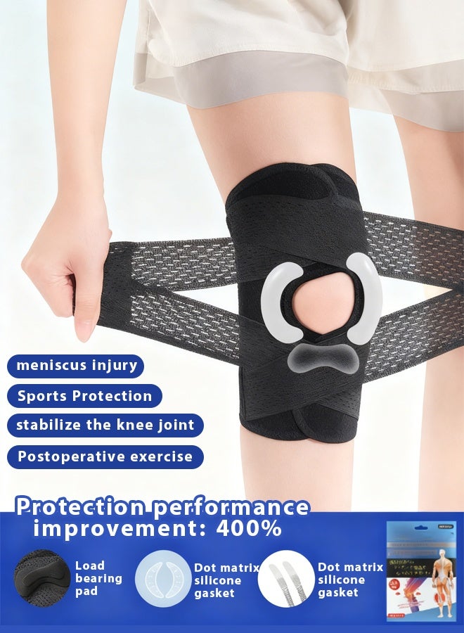 Poxvalzor Professional Knee Brace for Knee Pain - Adjustable Knee Support for Men & Women, Lightweight & Breathable Design, Perfect for Running, Cycling, Hiking & Post-Surgery Recovery, Ideal for Arthritis, Meniscus Tear, ACL, PCL, MCLSupport, Compression Sleeve, Heat Therapy Pad, Gifts for Men & Women. - Image 1