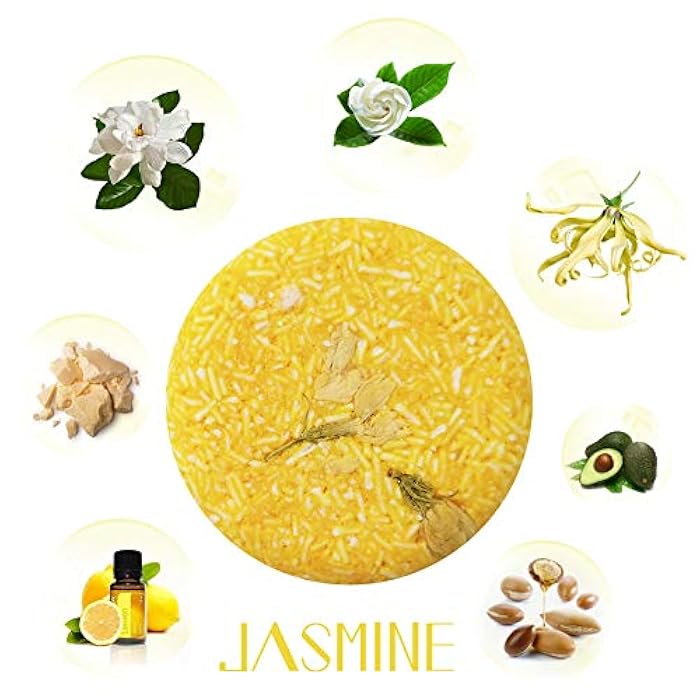 VERT Shampoo Bar, 2 Pieces - 100% Natural Solid Shampoo Soap for Treated Dry Damaged Hair, Vegetarian Plant Essence, Helps Stop Hair Loss, Promotes Healthy Growth, Rose & Jasmine, 4.2oz - Image 3