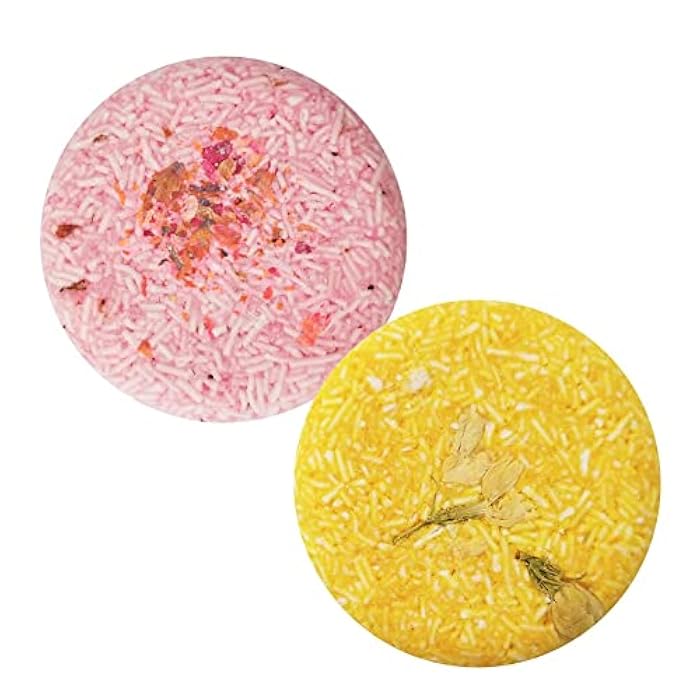 VERT Shampoo Bar, 2 Pieces - 100% Natural Solid Shampoo Soap for Treated Dry Damaged Hair, Vegetarian Plant Essence, Helps Stop Hair Loss, Promotes Healthy Growth, Rose & Jasmine, 4.2oz - Image 1