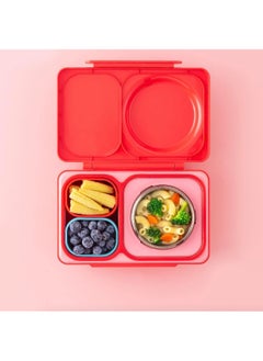 OMIE OmieBox UP (2 pack) Leakproof Dips Containers To Go, Salad Dressing Container, Condiment Container with Lids - Food Safe Silicone - 4.5 ounces (Pink/Teal)  - Image 4