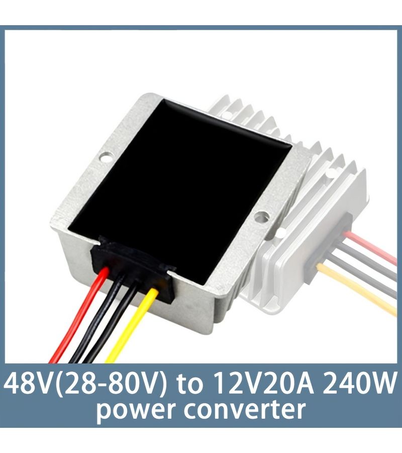 Dc Dc 72V 60V 48V 36V To 12V 20A 240W Step Down Power Converter Module Model Jyec 60S1220H With Voltage Regulation Multi Purpose Small Power Equipment