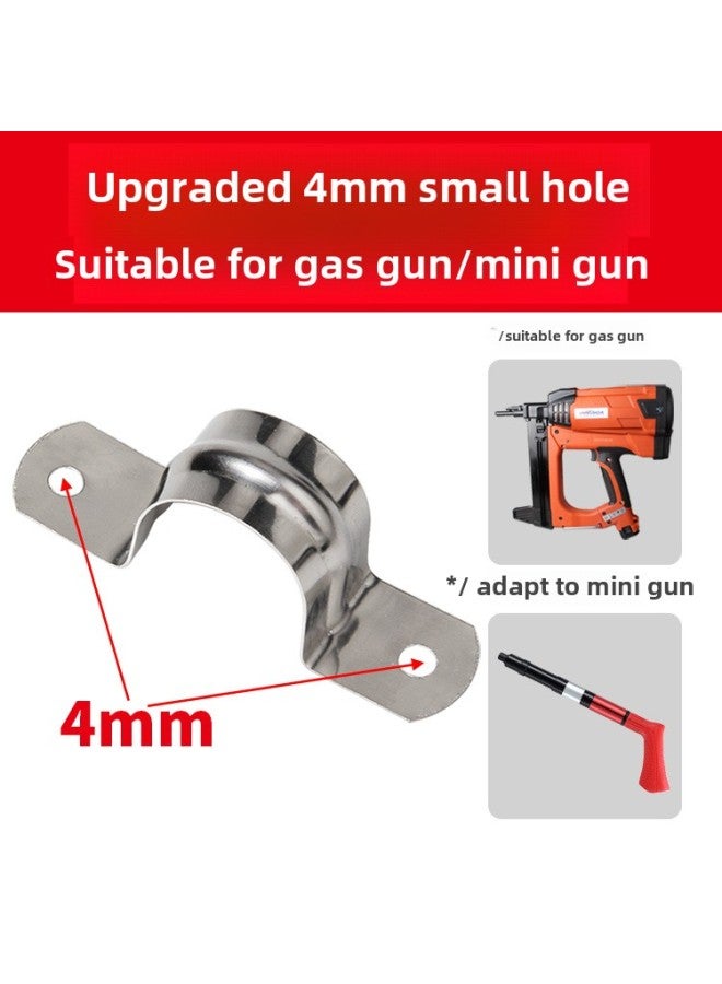 Saddle Card Stainless Steel Tube Card Thickened Row Card U-shaped Saddle Card Line Card 20 Ohm Card Fixed Buckle Pipe Clamp-Specifications And Models:20mm Stainless Steel Horse Horse Card +100/bag-retail Price  - Image 3