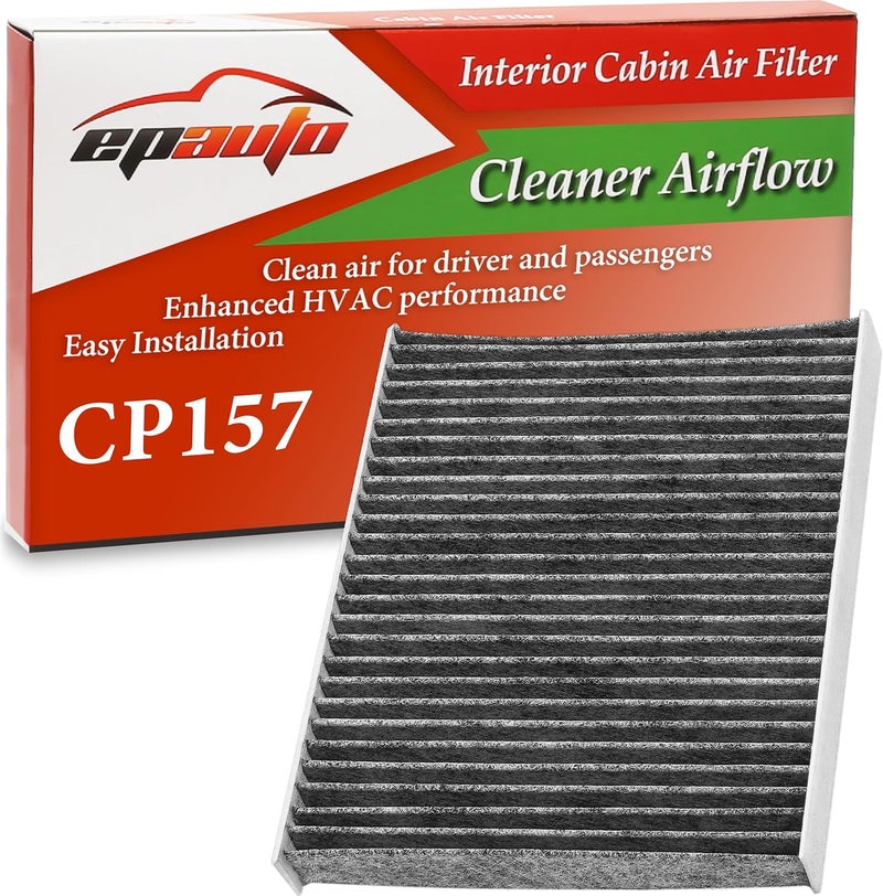 EPAuto CP157 (CF12157) Cabin Air Filter, Replacement for Toyota Camry, Corolla, RAV4, Prius, Highlander, Sienna, Lexus RX, NX, ES, Subaru Outback, Crosstrek, Mazda CX-9 - Fits 2016-2025 - Image 1