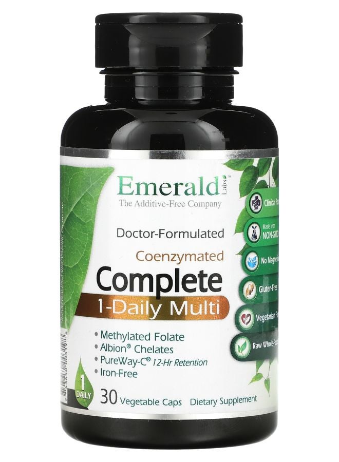 Emerald Laboratories CoEnzymated Complete 1-Daily Multi 30 Vegetable Caps