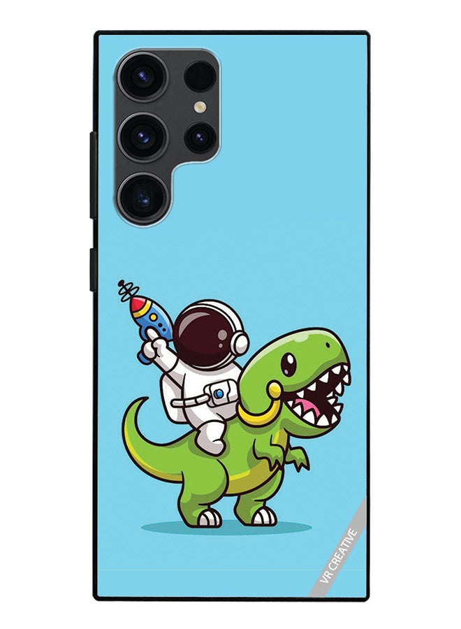 VR CREATIVE Protective Case Cover For Samsung Galaxy S24 Ultra Dinosaur Design Multicolour - Image 1