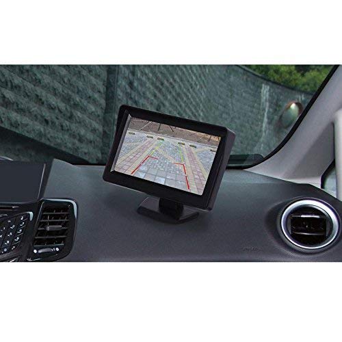 AutoBizarre 4.3 inch Dashboard Standing LCD TFT Monitor Display for Car Dashboard - Useful for Reverse Parking Camera Output or Any Video Output - Image 4