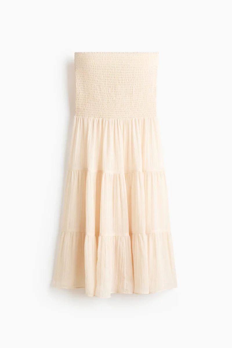 H&M Smocked chiffon skirt
