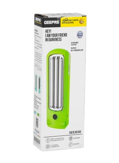 جيباس فانوس طوارئ LED عالي الطاقة مع لوحة شمسية، GE53030 ،أكوا/واضح  - Image 3