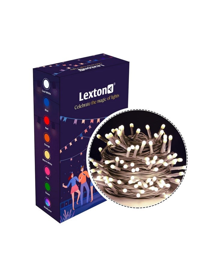 Lexton 40 LED Power Pixel Serial String/Fairy Light | Plug Sourced | Suitable for Home & Outdoor Decoration, Diwali, Christmas, Ramadan, Wedding, Party, Festival (Pack of 1, White) - Image 2