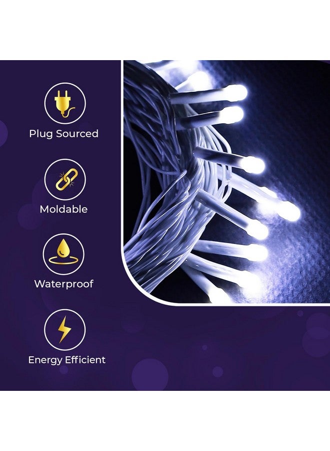 Lexton 40 LED Power Pixel Serial String/Fairy Light | Plug Sourced | Suitable for Home & Outdoor Decoration, Diwali, Christmas, Ramadan, Wedding, Party, Festival (Pack of 1, White) - Image 4