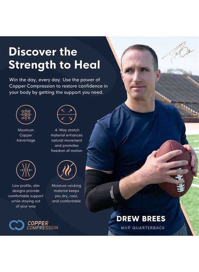 Sun Zapper Recovery Foot Sleeves / Plantar Fasciitis Support Socks - Speed Up Recovery & Provide Relief Of Heel Spurs, Arch Pain, Foot Swelling & Ankle Injuries 1 Pair (Small/Medium) - Image 3