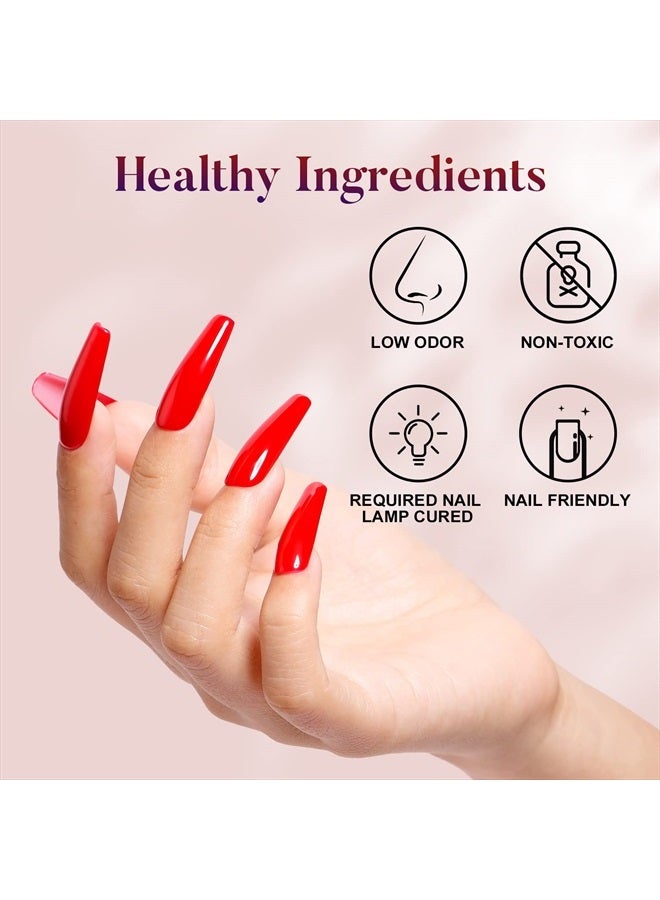 AIMEILI Gel Nail Polish No Wipe Top and Base Coat Set, Shine Finish and Long Lasting, Soak Off Gel Nail Lacquer - 2 x 10ml - Image 3