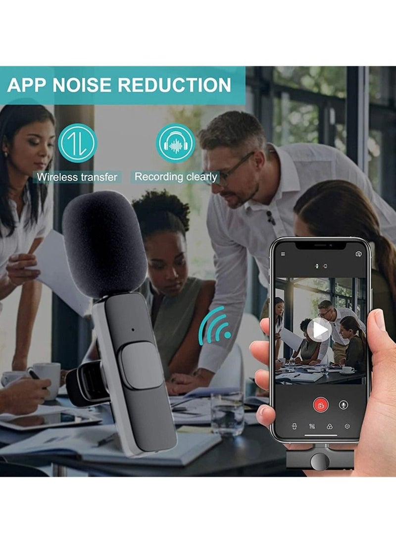 Generic - Wireless Microphone for iPhone iPad Plug-Play Wireless Mic for Recording - Image 1