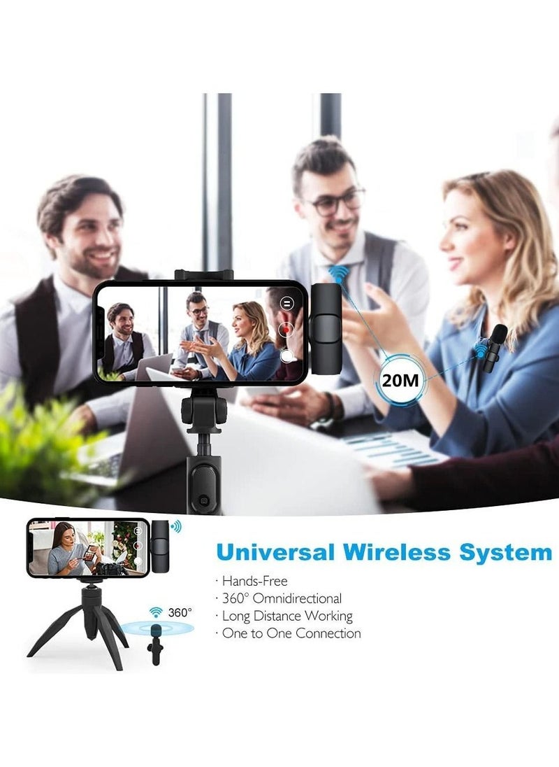 Generic - Wireless Microphone for iPhone iPad Plug-Play Wireless Mic for Recording - Image 1