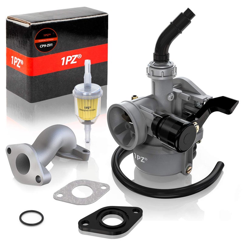 طقم استبدال مجمع سحب الكربوراتور 1PZ CR9H01 PZ19 19 مم لسيارات CRF XR 50 2008 وما فوق TaoTao Coolster Kazuma 110 Baja 50cc 70cc 90cc 110cc 125cc دراجة نارية ATV كواد دراجة نارية