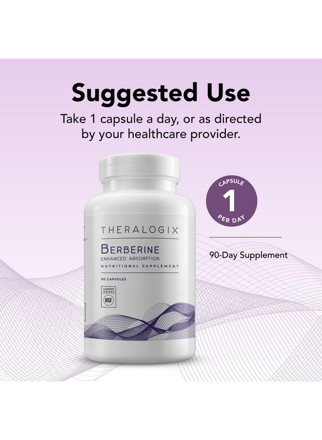 Theralogix ثيرالوغكس بيربرين مع امتصاص معزز - إمداد لمدة 90 يومًا - مصنوع من فيتوسوم بيربرين لدعم التمثيل الغذائي الصحي وتوازن الهرمونات* - معتمد من NSF - 90 كبسولة - Image 4