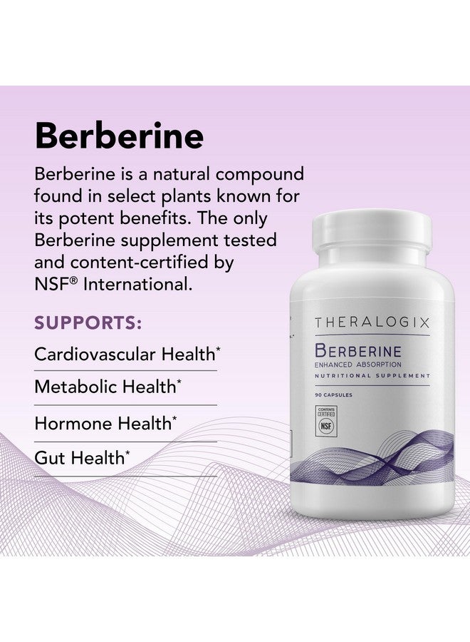 Theralogix ثيرالوغكس بيربرين مع امتصاص معزز - إمداد لمدة 90 يومًا - مصنوع من فيتوسوم بيربرين لدعم التمثيل الغذائي الصحي وتوازن الهرمونات* - معتمد من NSF - 90 كبسولة - Image 3