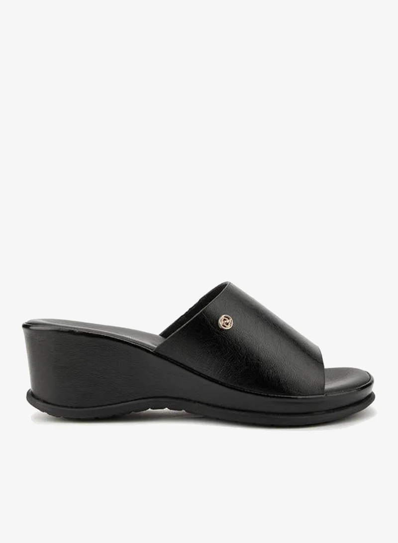 Paprika BLACK Women's Wedge Heel Comfort Sandals for Women | Best Price UAE