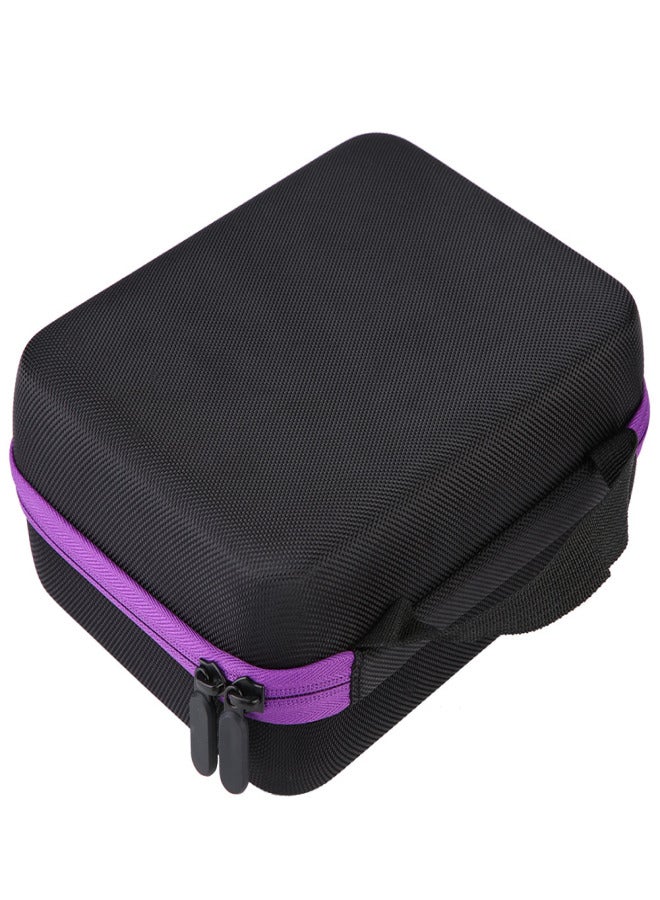 30 bottles Essential Oil Storage Bag Aromatherapy Essential Oil Handbag Purple - Image 3