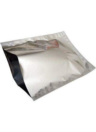 Amit Marketing - Amit Marketing Silver Foil Bag I Aluminium Pouches I Packaging Metalized Hot/Dry Foods I Parcel Bags I Biryani Pouch I Multipurpose Packet for Tea, Coffee, grocery Packing I 100Gram(4*6 Size) 100Pcs - Image 1