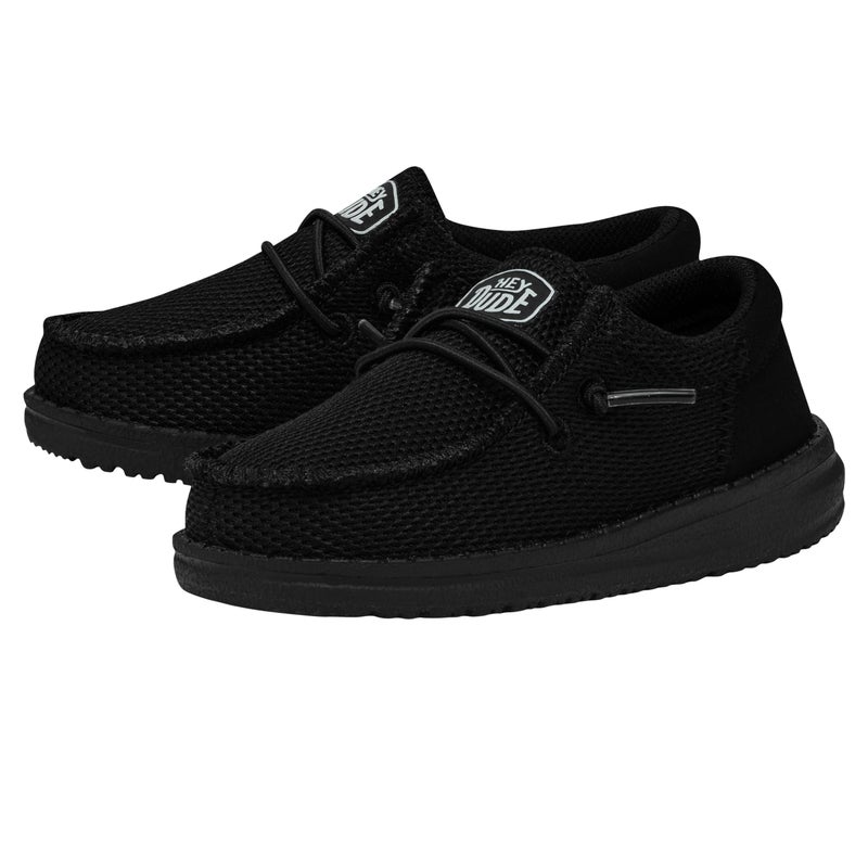 HEYDUDE Boy's Wally-Toddler Funk Mono Shade Size 5 | Youth's Shoes | Youth Slip-on Loafers | Comfortable & Light-Weight - Image 2