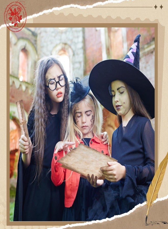 Sinload Vintage Writing Set Includes 100 Letter Papers 100 Wax Seal Stickers 3 Strands of Twine Suitable for Antique Writers Wedding Invitations Witch Halloween Parties Office Supplies(5 x 7 Inch) - Image 5