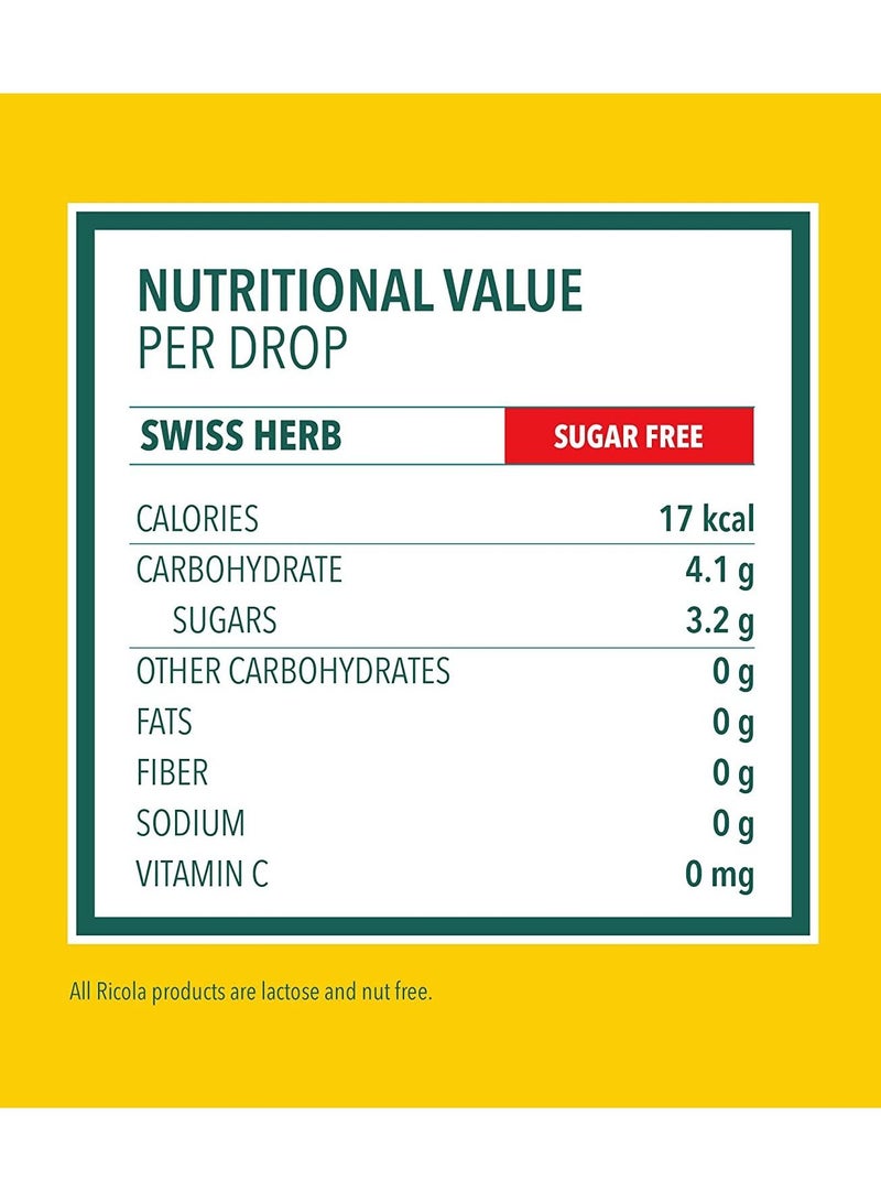 Ricola Cough Suppressant Throat Drops, Swiss Herb, Sugar Free, 19 ct  - Image 3