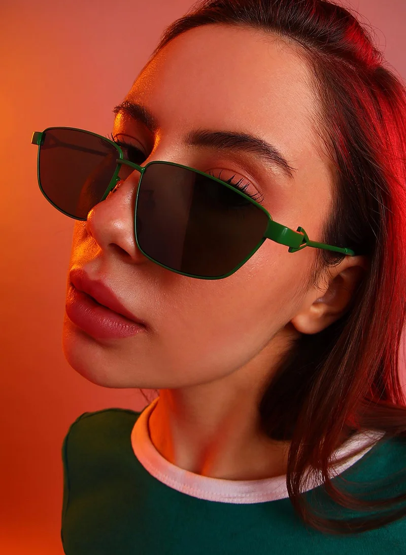 صوص هاوت نظارة شمسية مستطيلة سبير