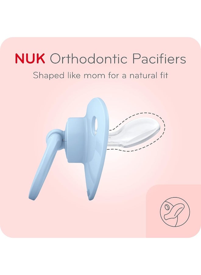 NUK Nuk Orthodontic Pacifier, Space Girl, 6-18 Months, 4pk  - Image 4