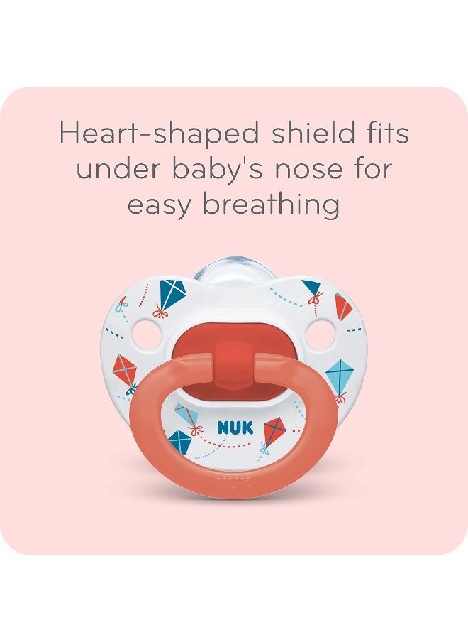 NUK Nuk Orthodontic Pacifier, Space Girl, 6-18 Months, 4pk  - Image 5