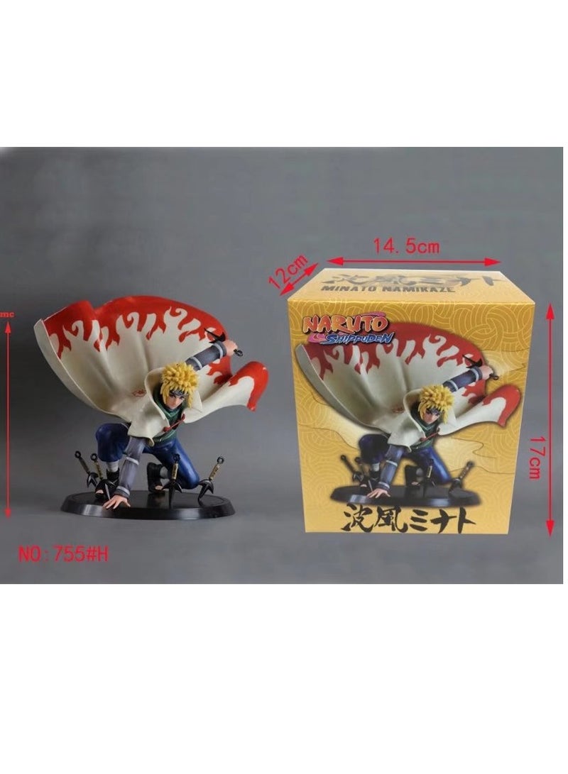 general Anime Figure Toy Model Naruto Fourth Generation Hokage Boxed Ornament (14cm) - Image 3