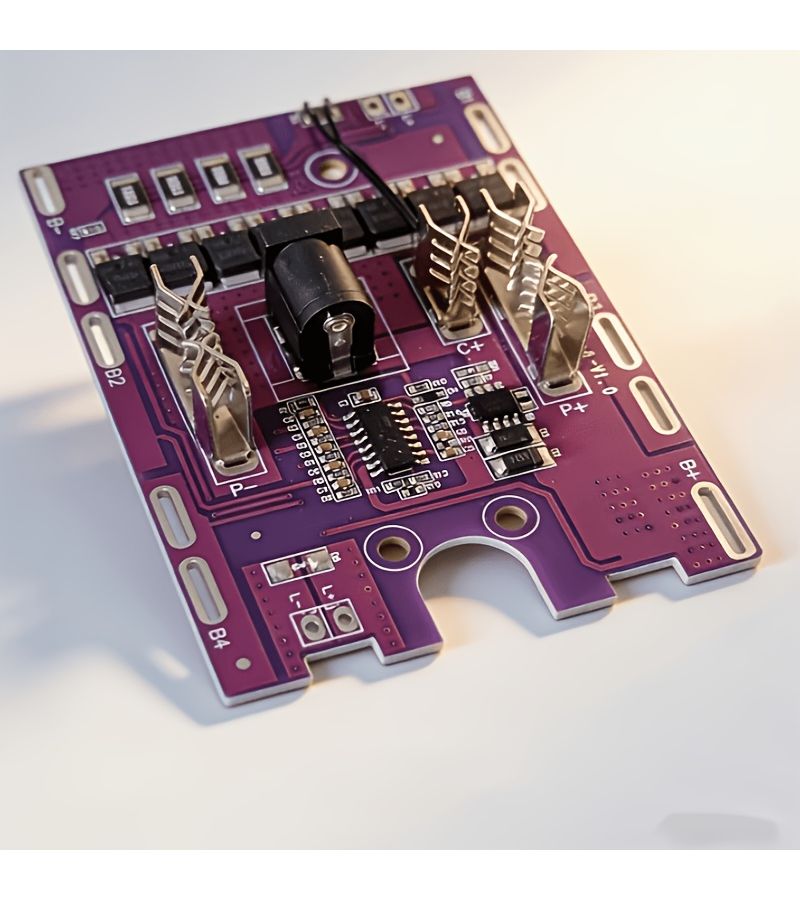 2 High End 8MOS Protection Boards With Purple Control Module And Temperature Control For 18650 Driver Boards Ideal For Various Handheld Tools - Image 5