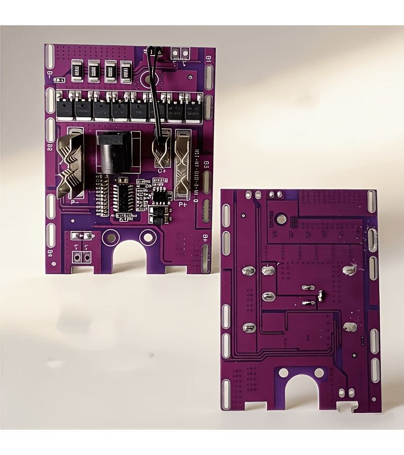 2 High End 8MOS Protection Boards With Purple Control Module And Temperature Control For 18650 Driver Boards Ideal For Various Handheld Tools - Image 2