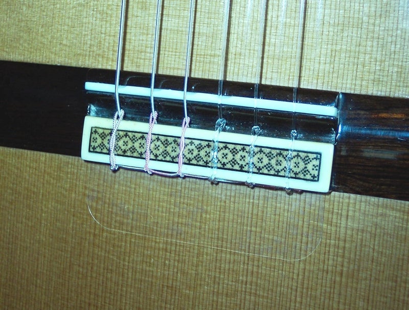 Rosette Classical Guitar Soundboard Protectors- Behind Bridge String Tie Guard -3 ea. - Image 1