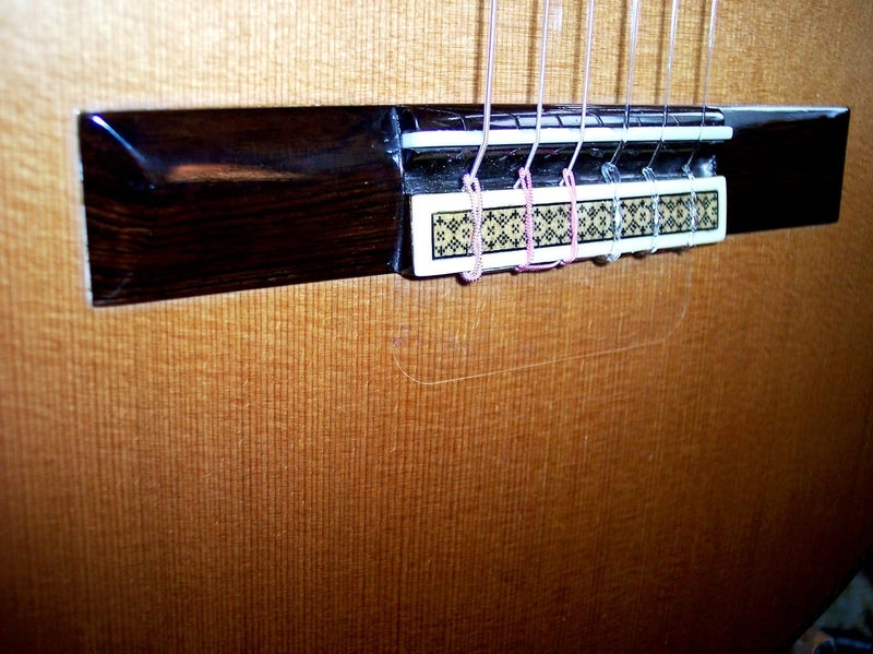 Rosette Classical Guitar Soundboard Protectors- Behind Bridge String Tie Guard -3 ea. - Image 2