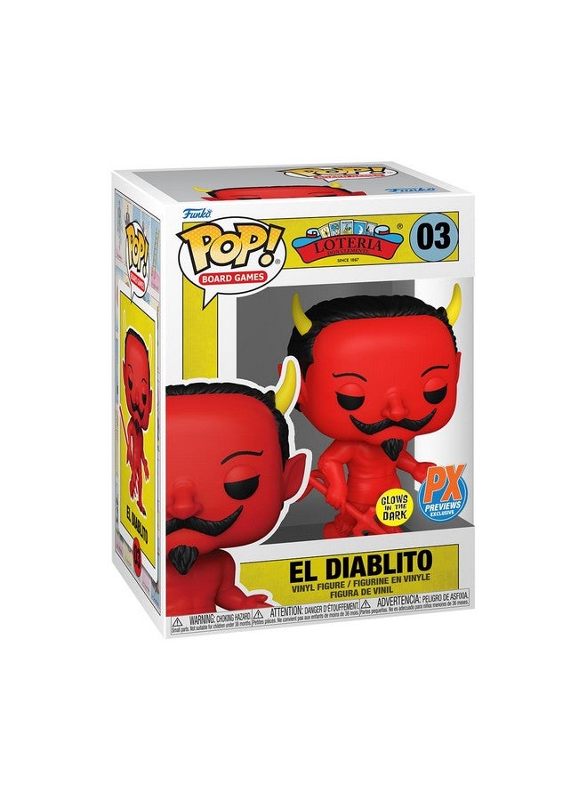 Funko Pop! Board Games: Loteria El Diablito (Glow-in-The-Dark) PX Vinyl Figure  - Image 2