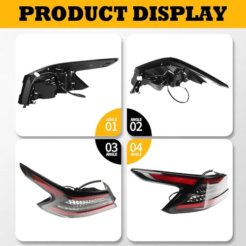 Jecoupoon Driver Side Tail Light Assembly Compatible with Maxima 2019-2023 Rear Taillight Tail lamp 265559DJOA NI2804119 (Left) - Image 5