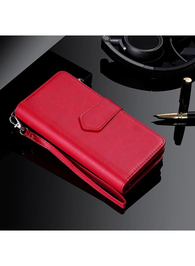 اس-توب جراب لهاتف iPhone 16 Pro Max بلون سادة 2 في 1 جراب هاتف مضاد للصدمات بسحاب - Image 2