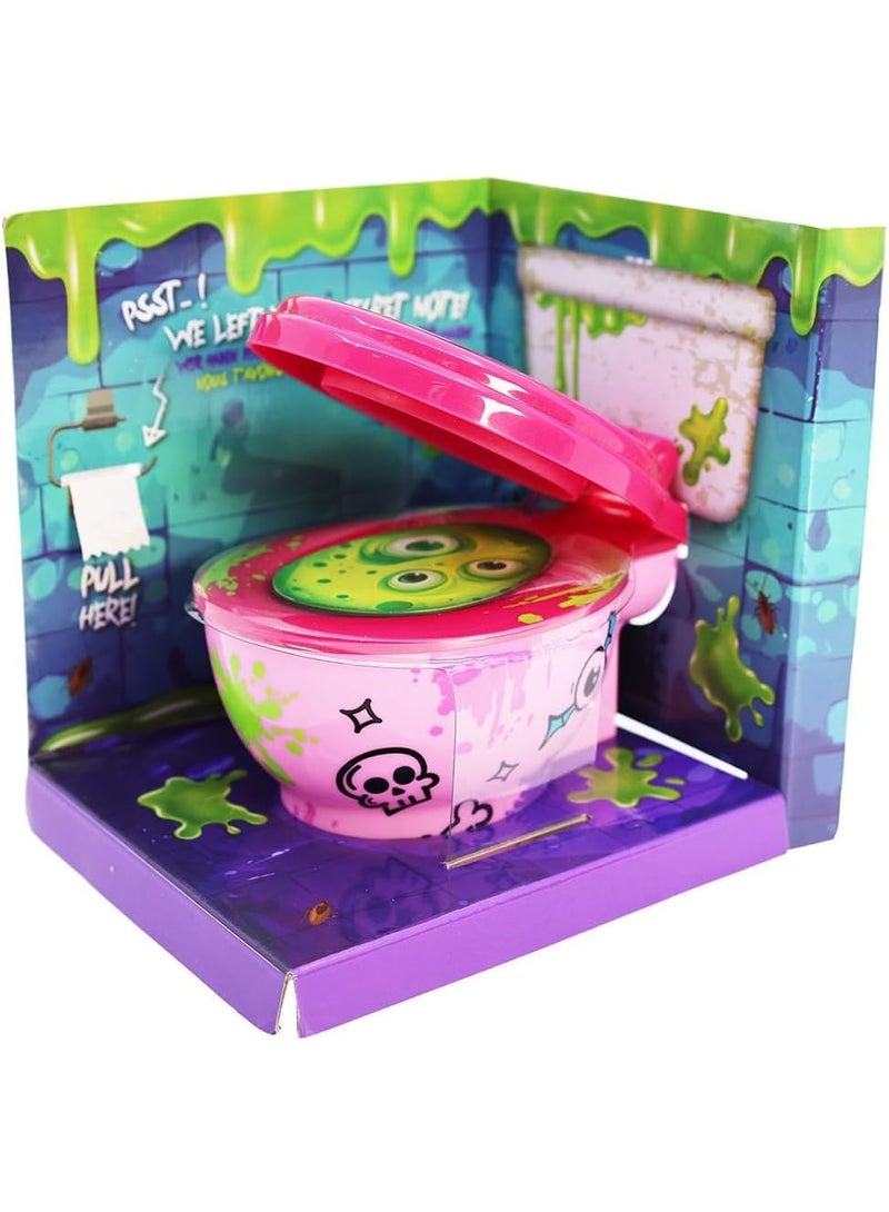 Slimy Monsters Collectible Toilet Slime Toy - Surprise Slime with Hidden Monster (Ages 5+) - Image 3