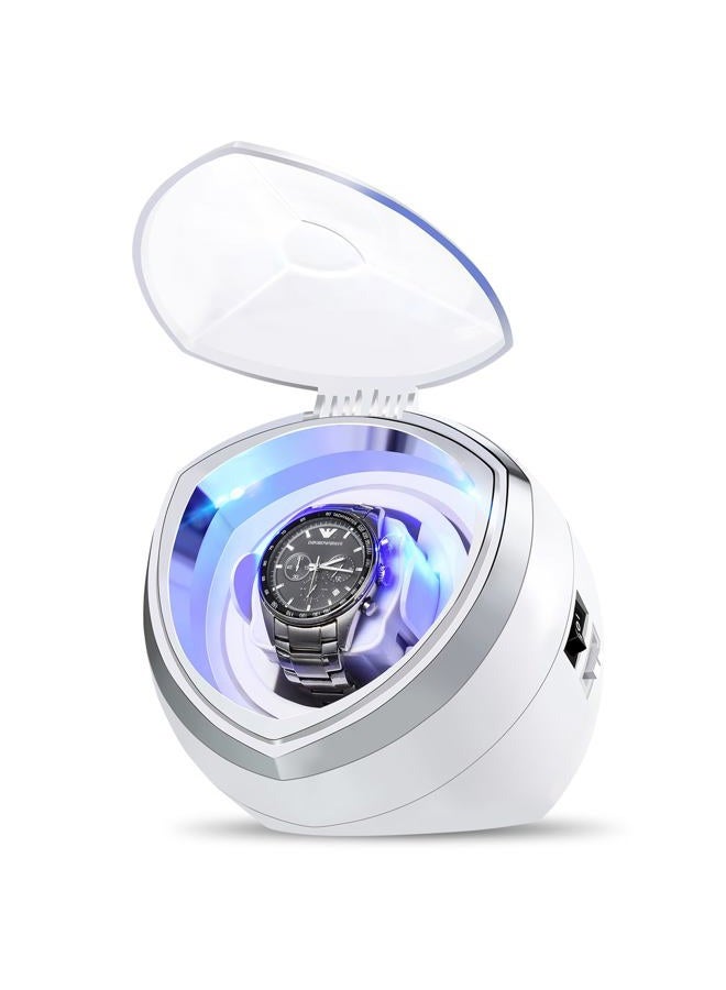 HiPai Single Automatic Watch Winder with Quiet Motor, 4 Rotation Mode Settings, Suitable for Men's and Ladies Wrist Watch - Image 2