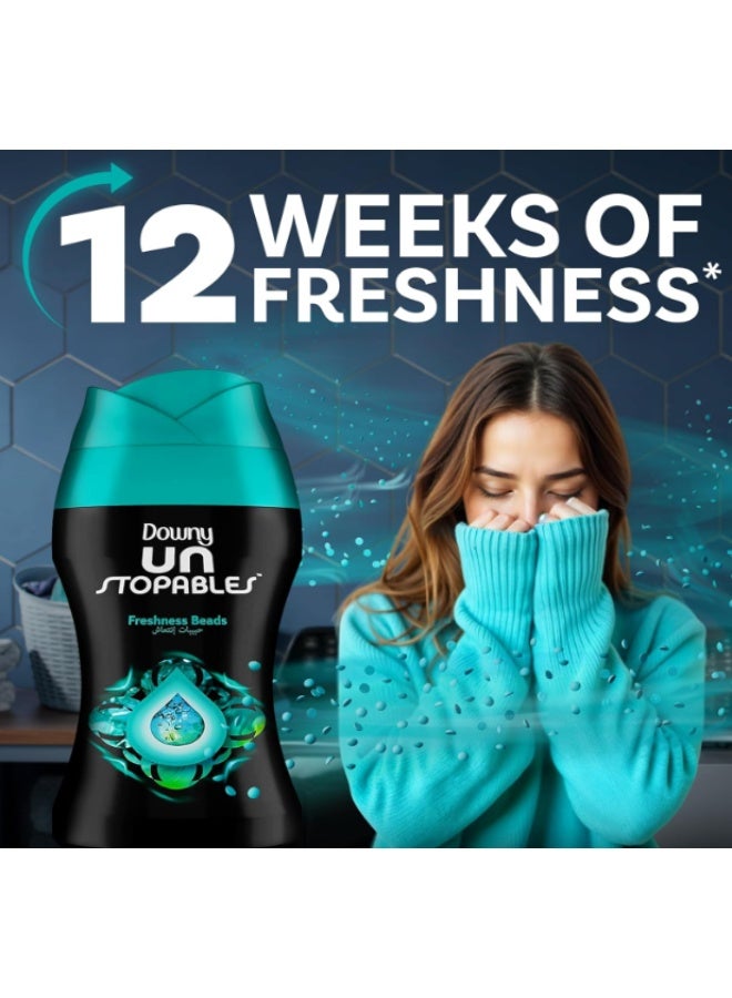 Downy Unstopables In-Wash Scent Booster Beads - Fresh Scent (162g x Pack of 6) - Mega Value Bundle - Image 2