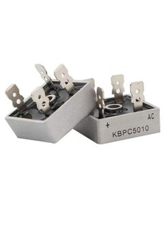 RACO KBPC3510 Bridge Rectifier Diode Single Phase Square DIP 35A 1000V Electronic Component Pack of 2
