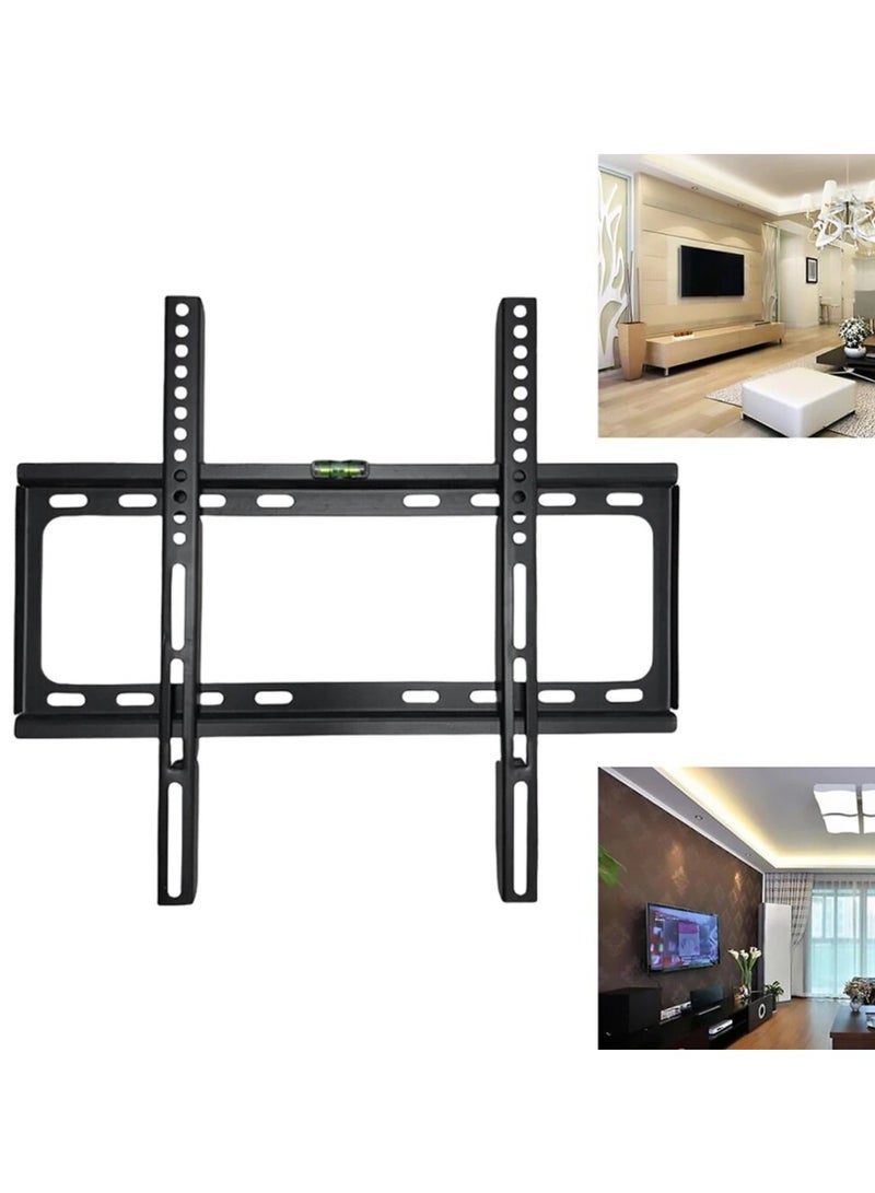 26-63inch TV Support Mount Adjustable Television Mounting Holder with Level Low Profile Flat TV Wall Mount for LCD LED TV Screen - Image 2