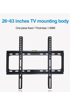 Generic 26-63inch TV Support Mount Adjustable Television Mounting Holder with Level Low Profile Flat TV Wall Mount for LCD LED TV Screen  - Image 4