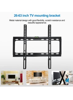 Generic 26-63inch TV Support Mount Adjustable Television Mounting Holder with Level Low Profile Flat TV Wall Mount for LCD LED TV Screen  - Image 5