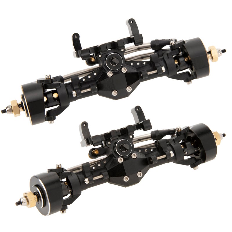 MEUS RACING 4WS Nylon SCX24 Axles with Isokinetic 3-Section CVD for Axial SCX24 C10 JLU Gladiator Bronco Deadbolt 1/24 RC Crawler, +5mm Widened and 52Â° Max. Steering Angle - Image 5
