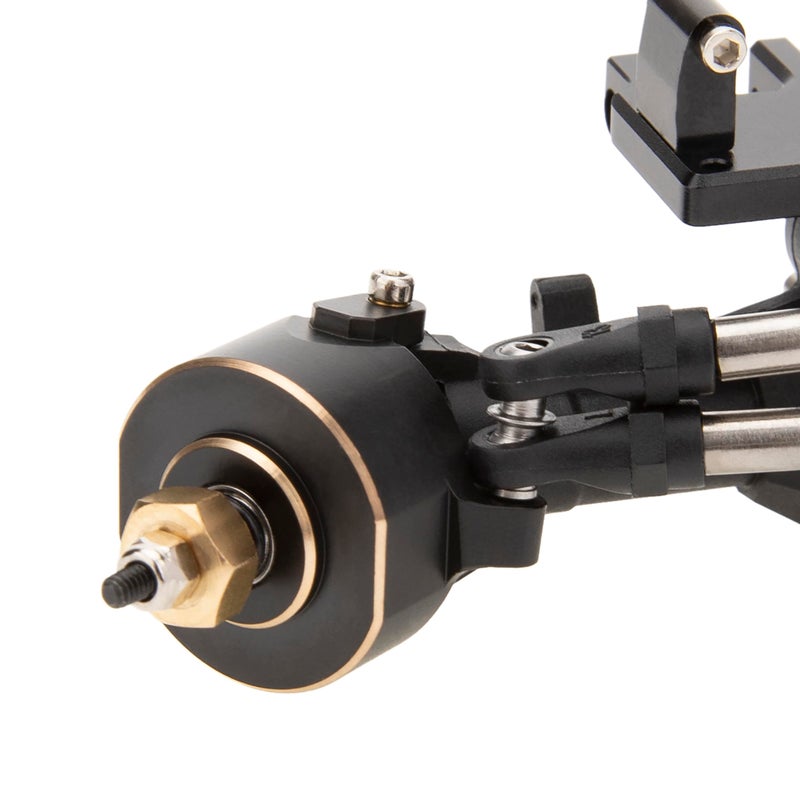 MEUS RACING 4WS Nylon SCX24 Axles with Isokinetic 3-Section CVD for Axial SCX24 C10 JLU Gladiator Bronco Deadbolt 1/24 RC Crawler, +5mm Widened and 52Â° Max. Steering Angle - Image 3