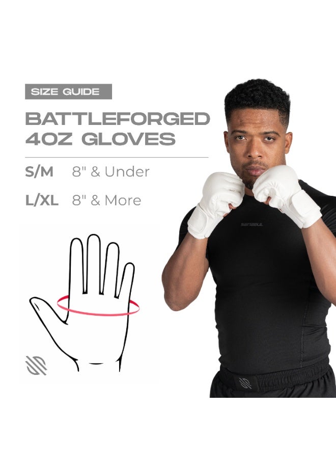 Sanabul Battle Forged 4oz MMA Gloves for Men & Women, Professional Fighting Boxing Muay Thai Kickboxing Gloves for Sparring Grappling and Training - Image 5