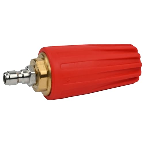 Delixike Pressure Washer Turbo Nozzle for General Pump 26005100 PSI Turbo Nozzle 360 Rotating 14 Quick Connect Cleaning Machine 40 GPM 40 Orifice - Image 1