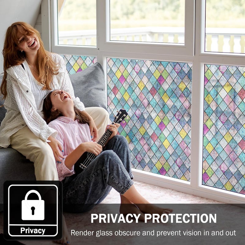 FEOMOS Stained Glass Window Film - Image 2